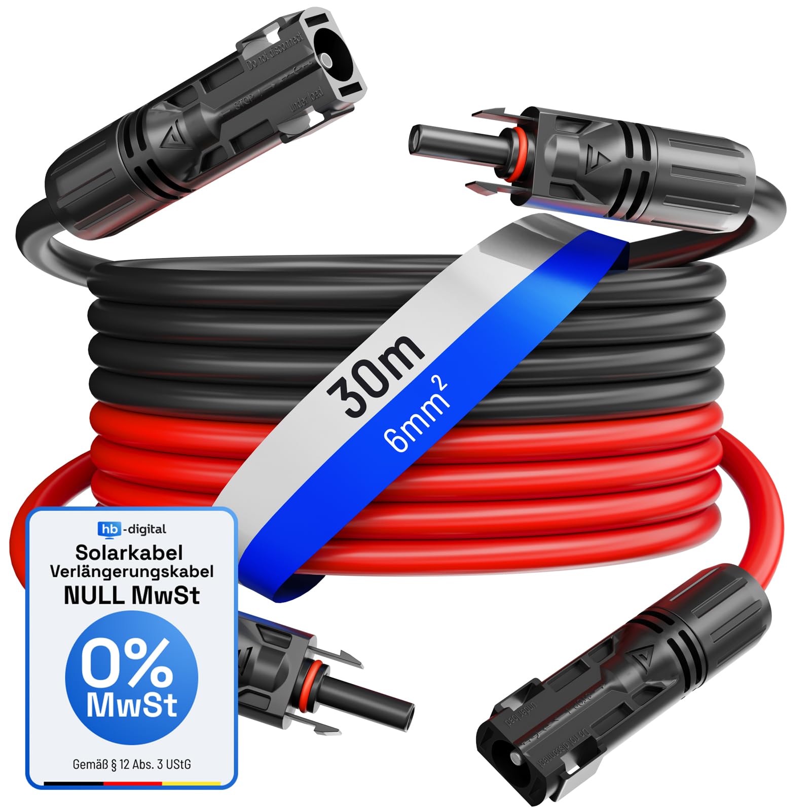 Redstar24 Premium Solarkabel 6Mm